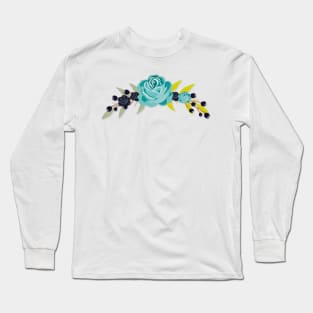 Flower , Colorful Flowers Design , beautiful flower , Floral Pattern Long Sleeve T-Shirt